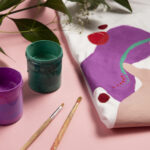 نقاشی روی توت بگ