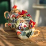 سرویس چای خوری طرح قارچ